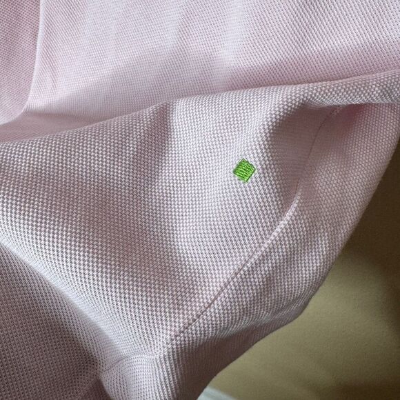 Boss Hugo Boss Shirt Mens XL Pink Polo Regular Fit Short Sleeve Cotton - Picture 7 of 11